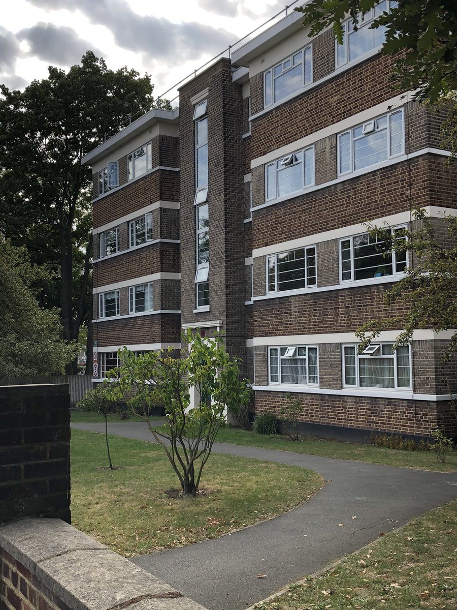 Quite understated in Thornton, set in lovely parkland like good modernism should be