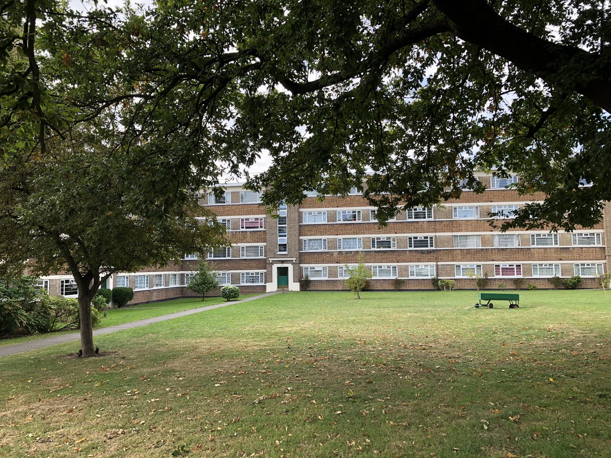 Quite understated in Thornton, set in lovely parkland like good modernism should be