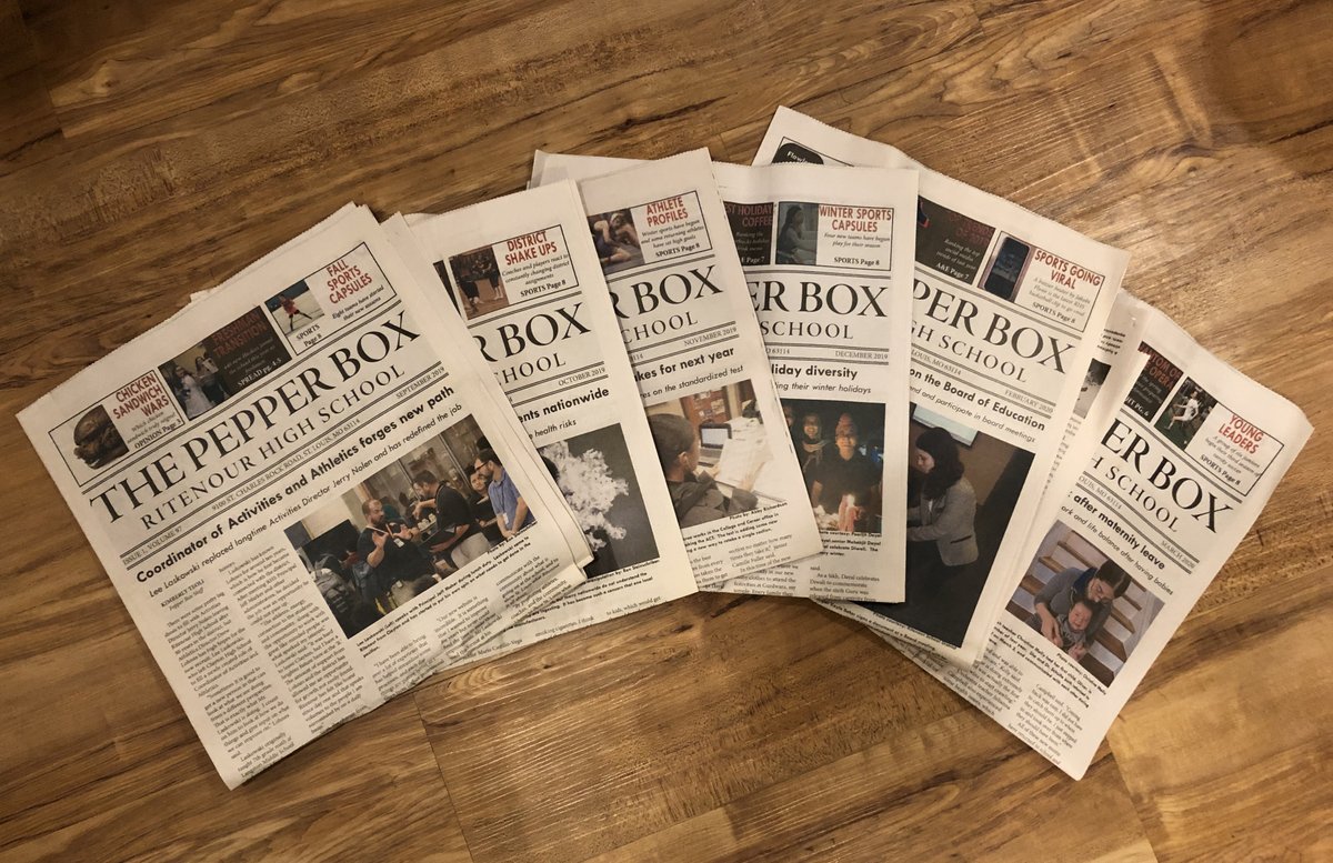 RitenourSchools's tweet image. Congrats to the RHS student newspaper, The Pepper Box, on receiving the International First Place Award from the International Quill and Scroll Society! The Pepper Box received a Quill &amp;amp; Scroll first place award only one other time in the last 11 years. 

tinyurl.com/RHSquill-scroll