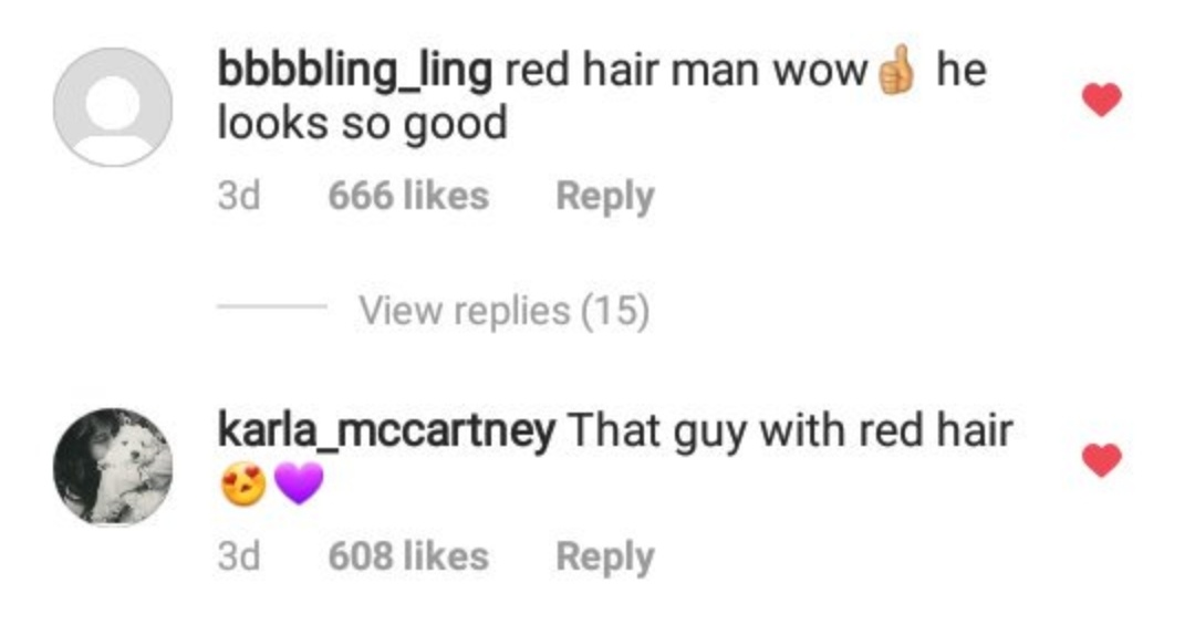 "guy with red hair"