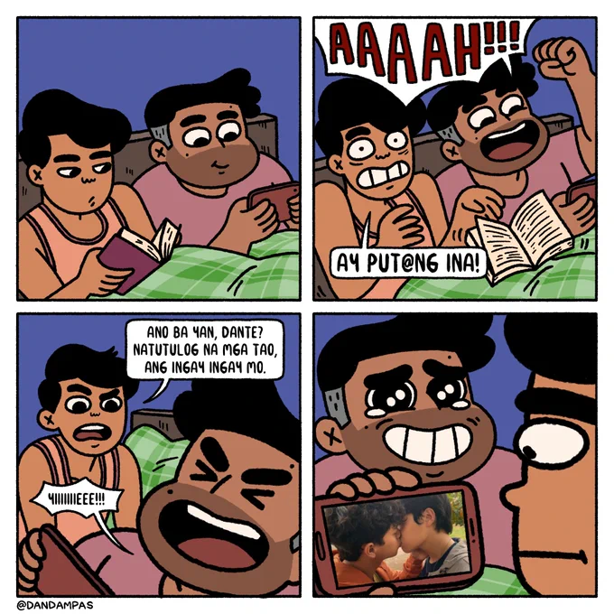 Since andito na rin lang kayo, plug ko nalang webcomic ko @dandampas its about the life of a security guard, a tricycledriver, and their adopted baby Pascal ☺️ 