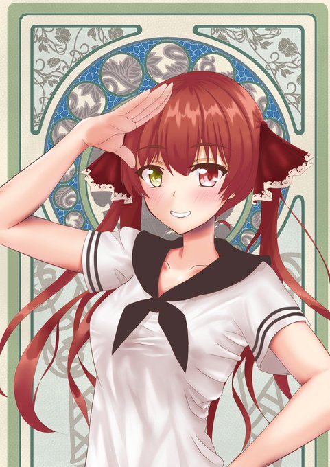 前描いた船長の絵の肌塗りを改善?してアールヌーボー風にしてみた😇
でもこれってホントにアールヌーボー?😰💦
でも船長が言ってたけど絵って自由だよね😊
デジタルで描くと筆遣いというかアナログの独特の息遣いが出ないから背景が面白くないのが悲しいわ 