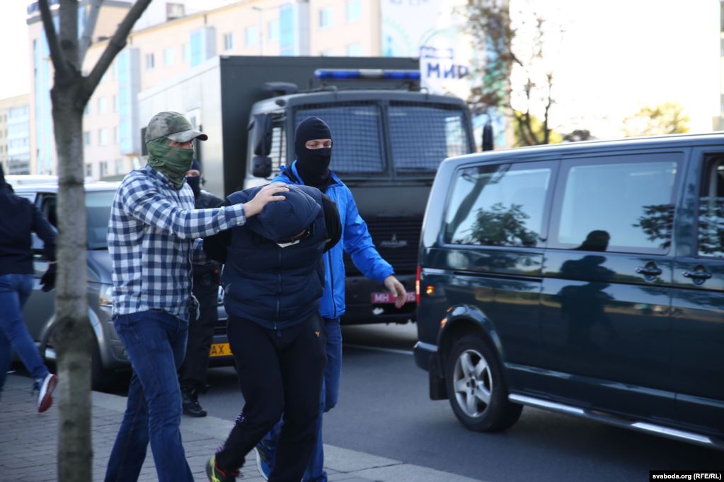 Протесты и задержания в Минске. 20.09.2020 