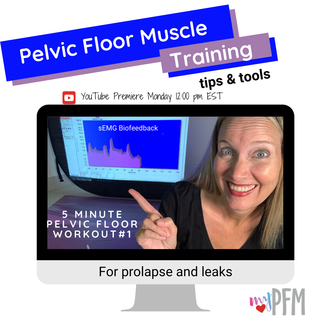 Hello friends!

Join me on Monday, September 21 at 12:00 pm EST for my first publicly shared pelvic floor workout!  We will go through 3 basic types of pelvic floor contractions.  

It may sound kind of boring because if I'm correctly contracting my pelvic floor muscles, you typi