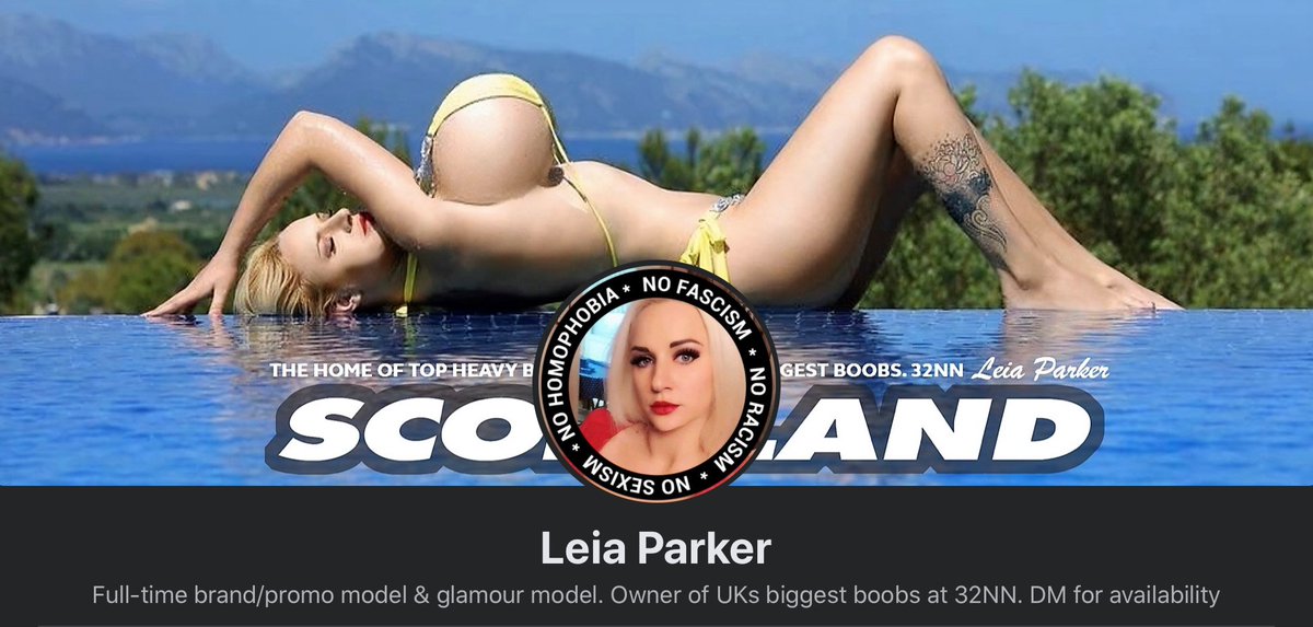 LEIA PARKER doesn't exist and is a FAKE persona created by someone using my pics. Also pics of me by @Scoreland @pinupglam @MikeCohenTOG The @Facebook account is totally fake, but they refuse to take it down and say it's not a violation of their community guidelines! Please RT