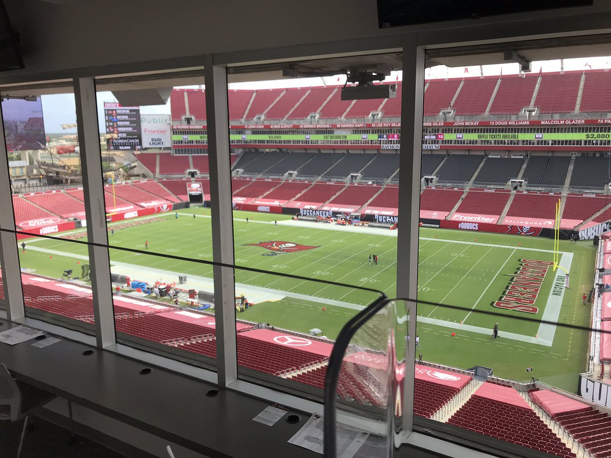 from the box seats Raymond James stadium 