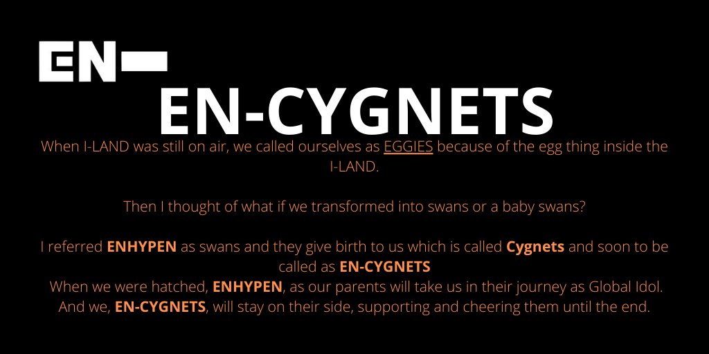 [ #ENHYPEN FAN CLUB NAME SUBMISSIONS THREAD]Here are 4 of the names you guys submitted to our tracker!EMBLEMEMSYNCEN-CYGNETSEN-FINITY @ENHYPEN @ENHYPEN_members #엔하이픈 #ENHYPEN_FandomName