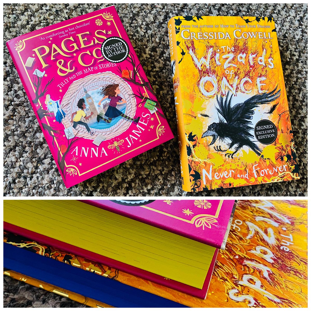 272BookFaith's tweet image. Did very well in @WaterstonesAlty this afternoon 💕📙
Sprayed edges AND signed 🧡 
#WizardsOfOnce #BookWanderer #bookworm 🧡💕📙