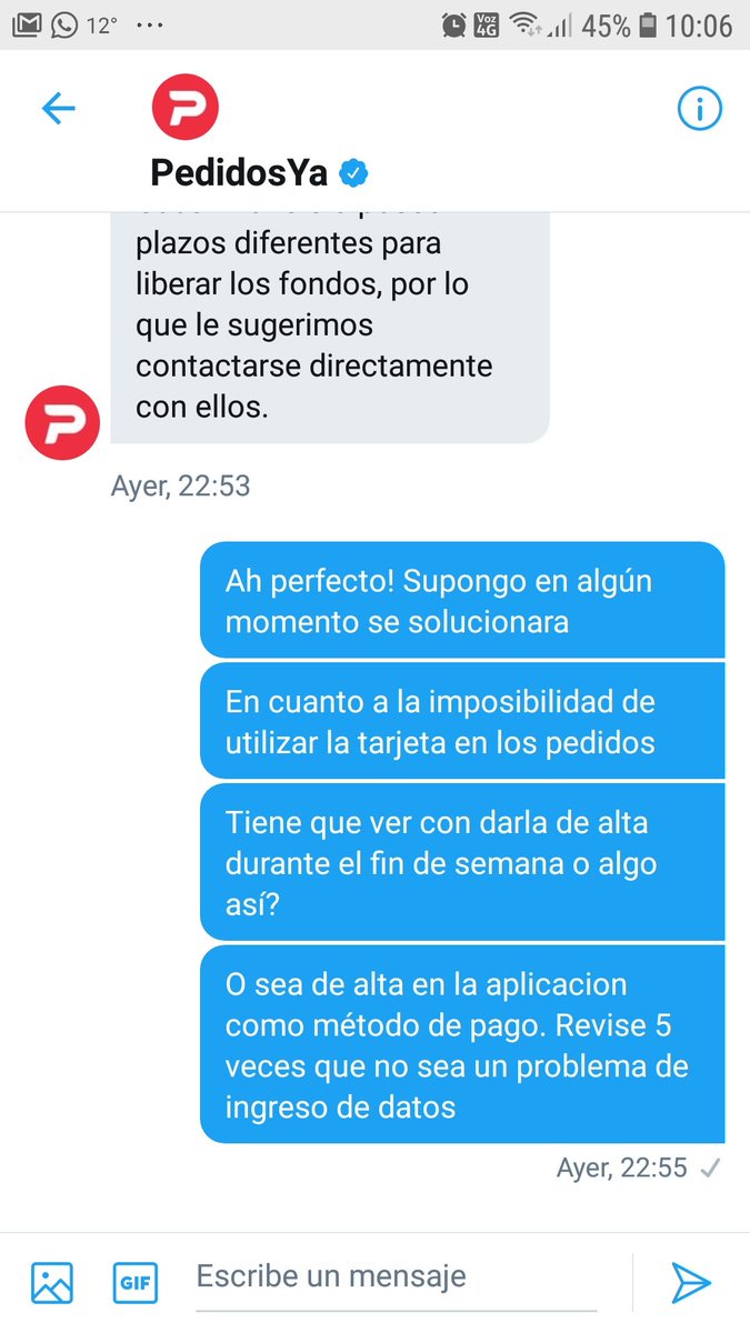 romilozzia's tweet photo. @pedidosya @pedidosya cuando dispongan aguardo su respuesta, saludos!! https://t.co/YP4GND98uf
