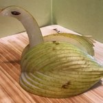果物の飾り切りが抜群に上手な娘さん・好きな事に一生懸命取り組める時間は素敵!