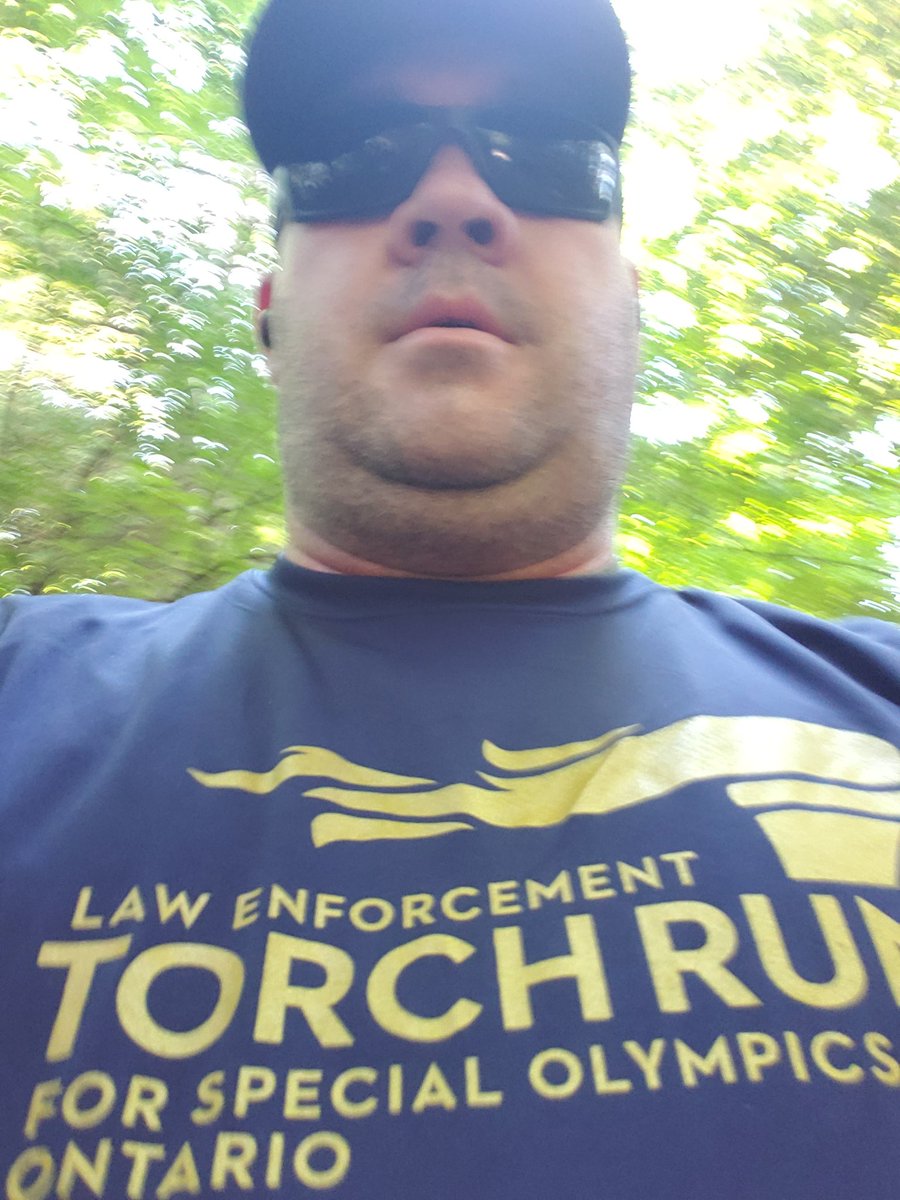 J81Hunt's tweet photo. #GlobalTorchRun did my run this am. 3.38 km in 38mins. Got some work to do but have to start somewhere https://t.co/oJH6pLm29R