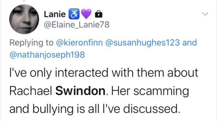 You can see from these tweets that she believes she is “calling out” something that exist. She had appointed herself head crusader. She wanted me out of the way to launch her pre-planned GoFundMe. This is pure narcissism combined with targeted hatred. 7/12
