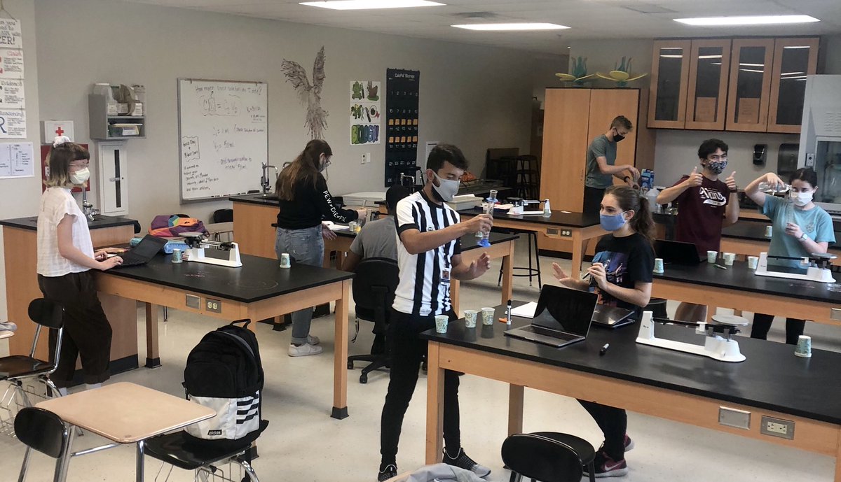 First AP Biology lab - predict the molarity of a baby carrot, with social distancing. <a href="/RoyseCityHS/">Royse City HS</a> #rchsAPBio #EnrichmentFriday