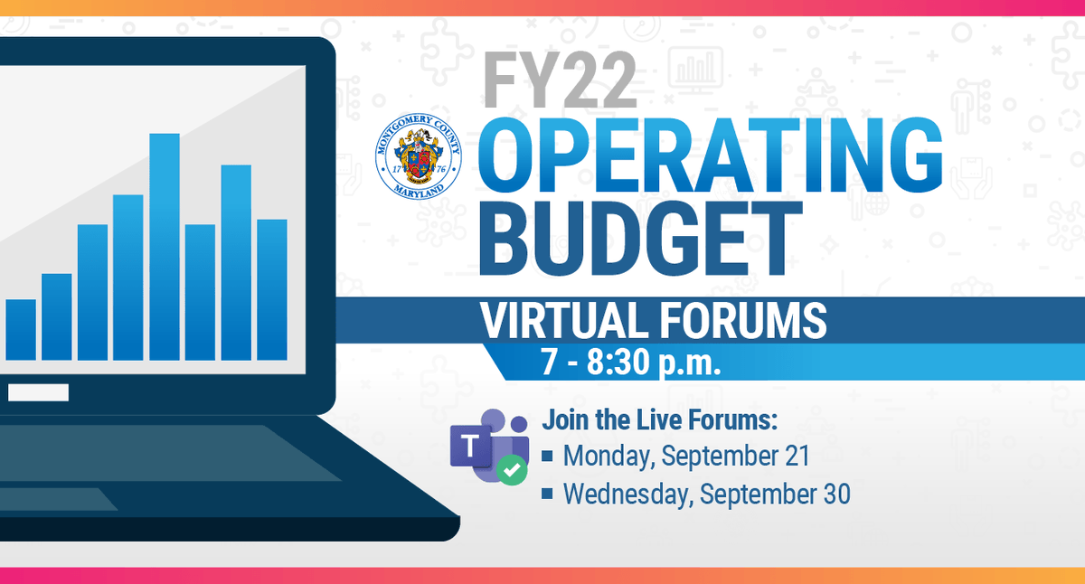 MoCoRec's tweet image. Like what #MoCoRec and other departments have to offer? Speak up at the next virtual forum tomorrow, hosted by County Executive .@Marc_Elrich at 7p.m. Join in on Microsoft Teams! #MOCO #virtualforums bit.ly/2GVn16j