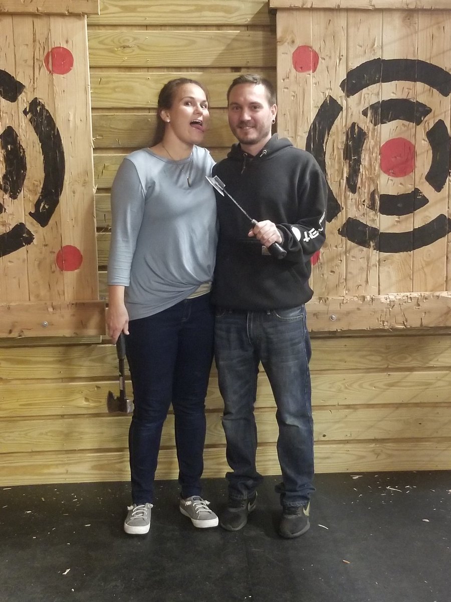 stumpyserie's tweet photo. We have the BEST customers!!! Thank you for spending part of your weekend with us. 🎯 We has so much fun!!
Family Day today from 2-5pm. 13yrs and older with parent. Reserve online or give us a call.
#awesomecustomers #weekendfun #thingstodoinEriePa #axethrowing https://t.co/4s8Z9o1wti