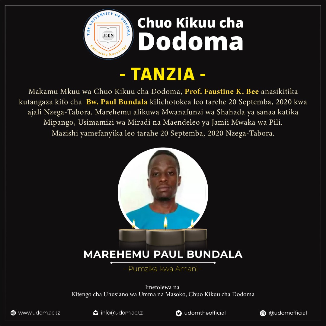 The University of Dodoma tweet media