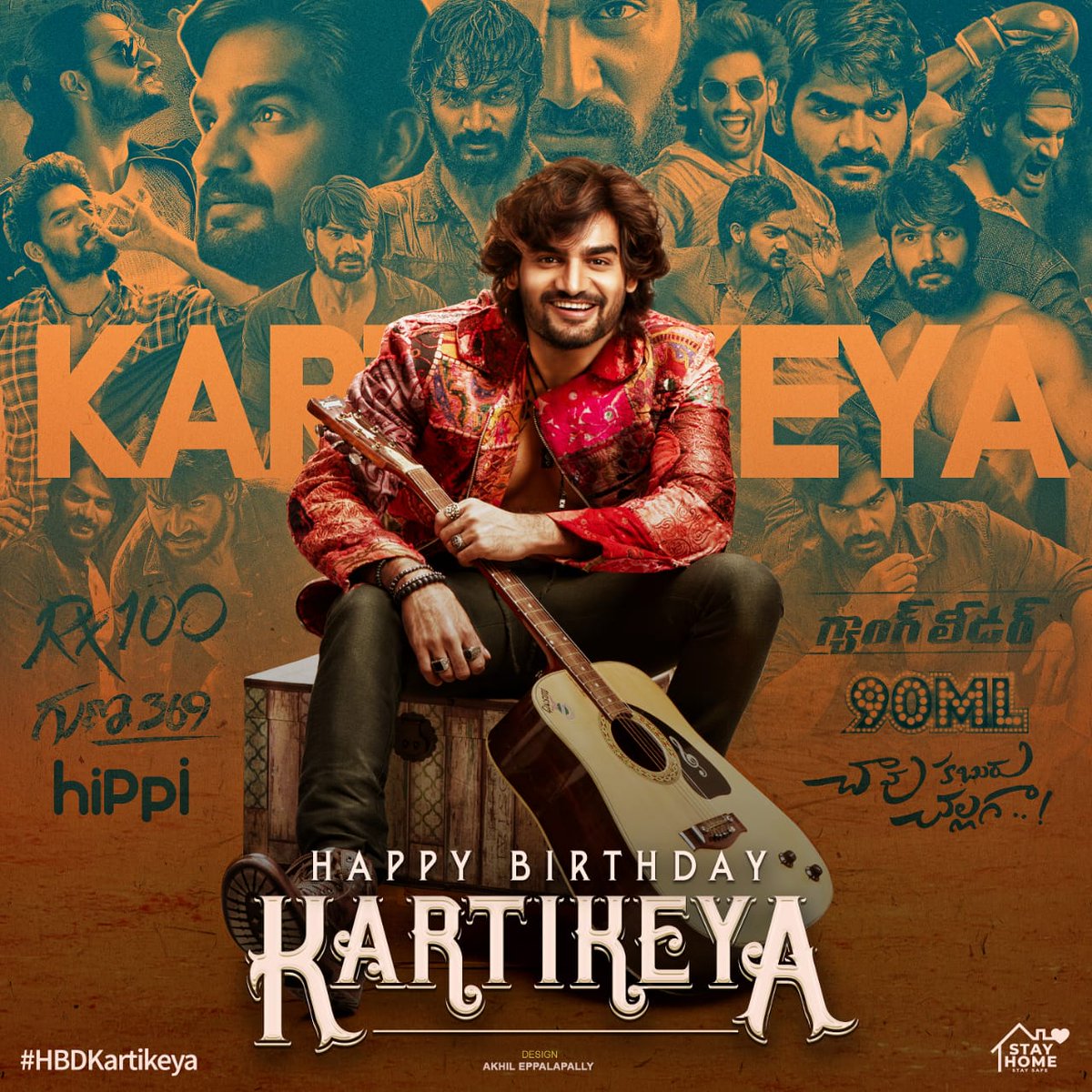 Here’s the Special CDP & hashtag to celebrate Intense Hero @ActorKartikeya's Birthday. #HBDKartikeya Stay Tuned for crazy Updates Ahead 😎🔥