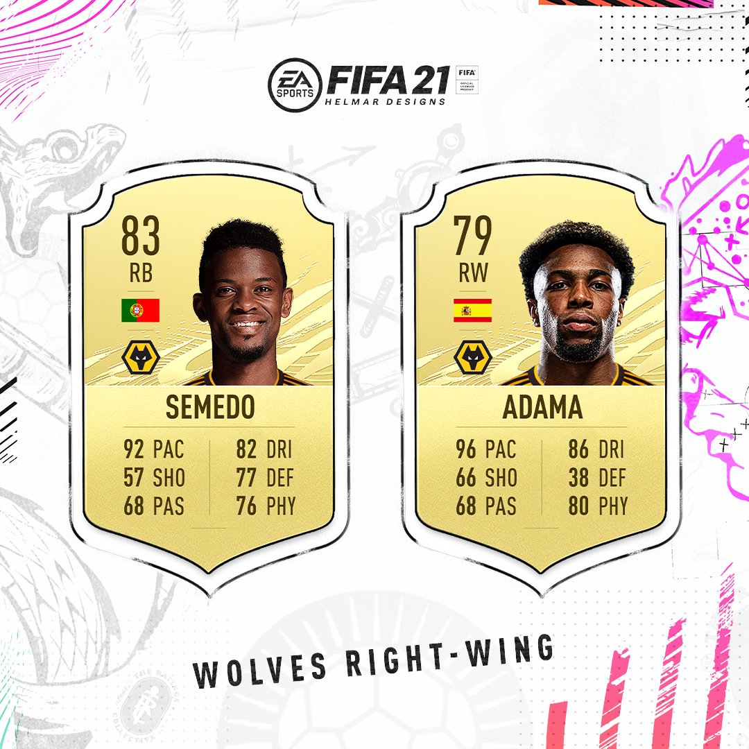 Helmar Designs On Twitter Looks Like Wolves Right Wing Is Going To Get A Whole Lot Sweatier Fifa21