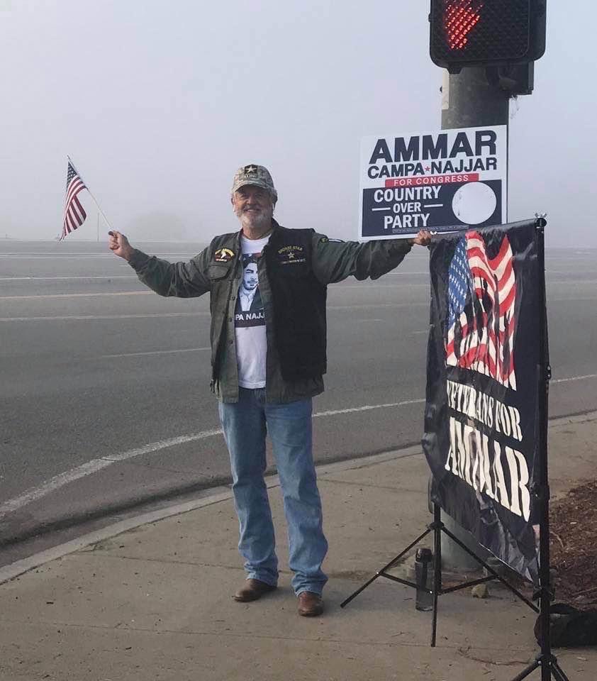 Good morning from Veterans for Ammar! 44 days until Election Day, join us as we make history and once again fight to defend our nation’s values. #CountryOverParty 🇺🇸  #VoteAmmar