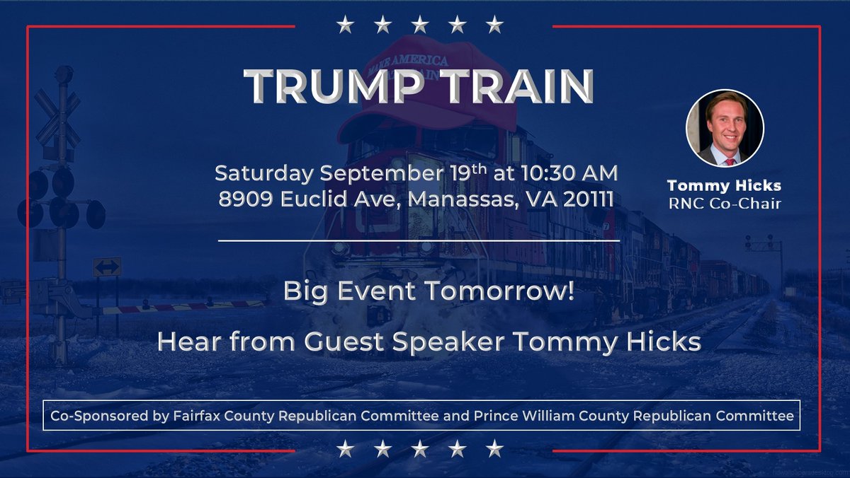 This apparently was a "Trump Train" that started in Prince William Co. and ended at Fairfax. Here's a link to the video from the start of the event:  https://www.facebook.com/watch/?v=696611724261563&extid=VciXLEN3UC292yH7