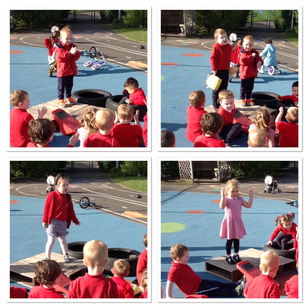 StTimothysPS's tweet photo. Some of our morning children performing for their friends on the stage they created #responsiveplay #followingthechildslead https://t.co/lEUpScoYqi