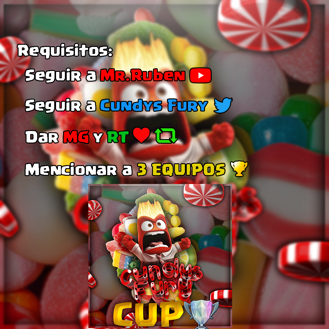 🔴DESDE CUNDYS ANUNCIAMOS QUE VAMOS A REALIZAR LA PRIMERA LIGA DEL CLUB🥳CON UN TOTAL DE 32 CUPOS SIN COSTE ALGUNO🙀LOS REQUISITOS SON:
🔰Seguir a @mrrubenmb en YOUTUBE youtube.com/channel/UCrlXN…

🔰Seguir <a href="/FuryCundys/">Cundys Fury Team</a> en TWITTER

🔰Dar MG❤️y RT🔁al TWEET

🔰Mencionar a 3 EQUIPOS🏆
