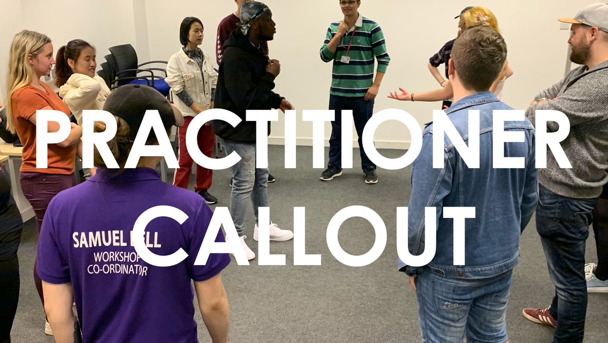 We’re looking for anyone able to offer a theatre based virtual workshop for our members this autumn term! Please contact us on any social media, we’d love to hear from you! 🌟