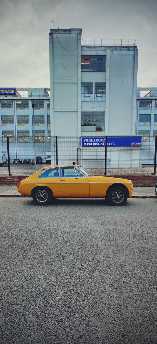 From a time when MG used to make cool cars. #MGBGT