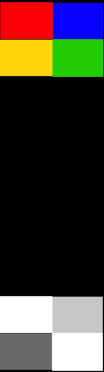 Testing solid colors to see if the algo is actually just attracted to pixels closest to white as opposed to contrast.