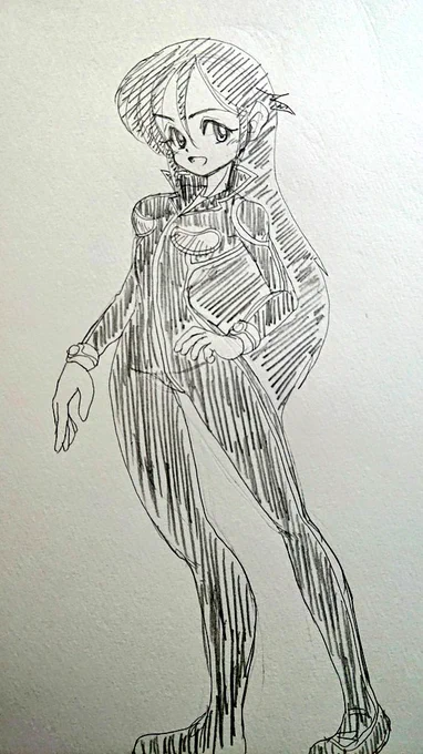 今日の夜のお絵描き
久しぶりのアナログ
気持ちいい♪ 