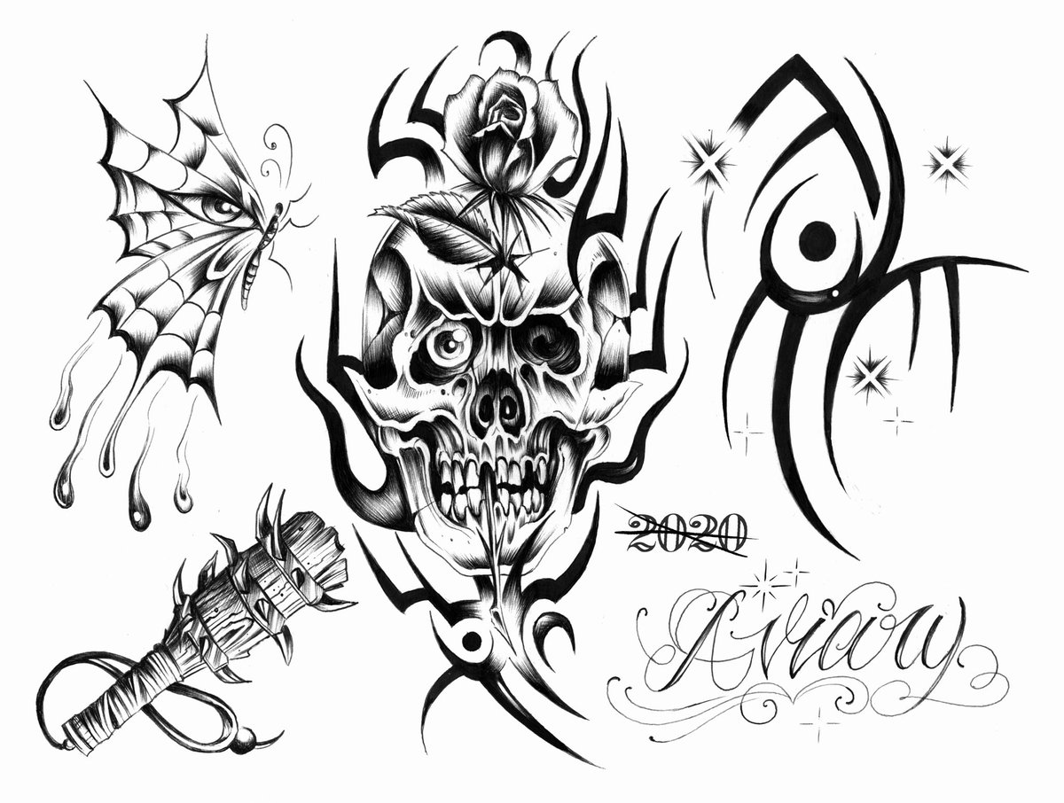 ApacheColin's tweet image. Flash sheet #tattooart