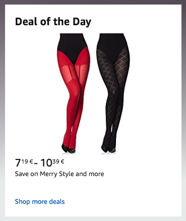 I bought a cooking pot from Amazon a couple of weeks ago -- this is the 'deal of the day' in my Amazon account today. Algorithmic bias/discrimination? Consumer/Societal Stereotypes?  #AlgorithmicBias
