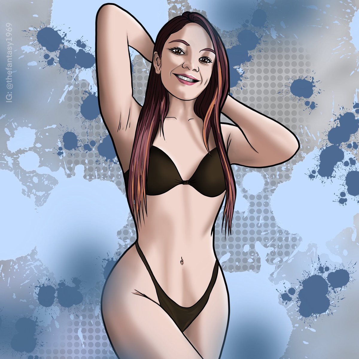 the1969fantasy's tweet photo. Inspired by: @camyaviles 
#sexy #beauty #girl #bella #girl #love #latinas #young #body #hair #style #dance #chileangirl #chilena #sensual #fotodeldia #cartoon #picoftheday #illustration #color #thong #flash #pictureoftheday #instagood #usa #sexycomics #comic #art #sexyart https://t.co/ugHvZRHP9s