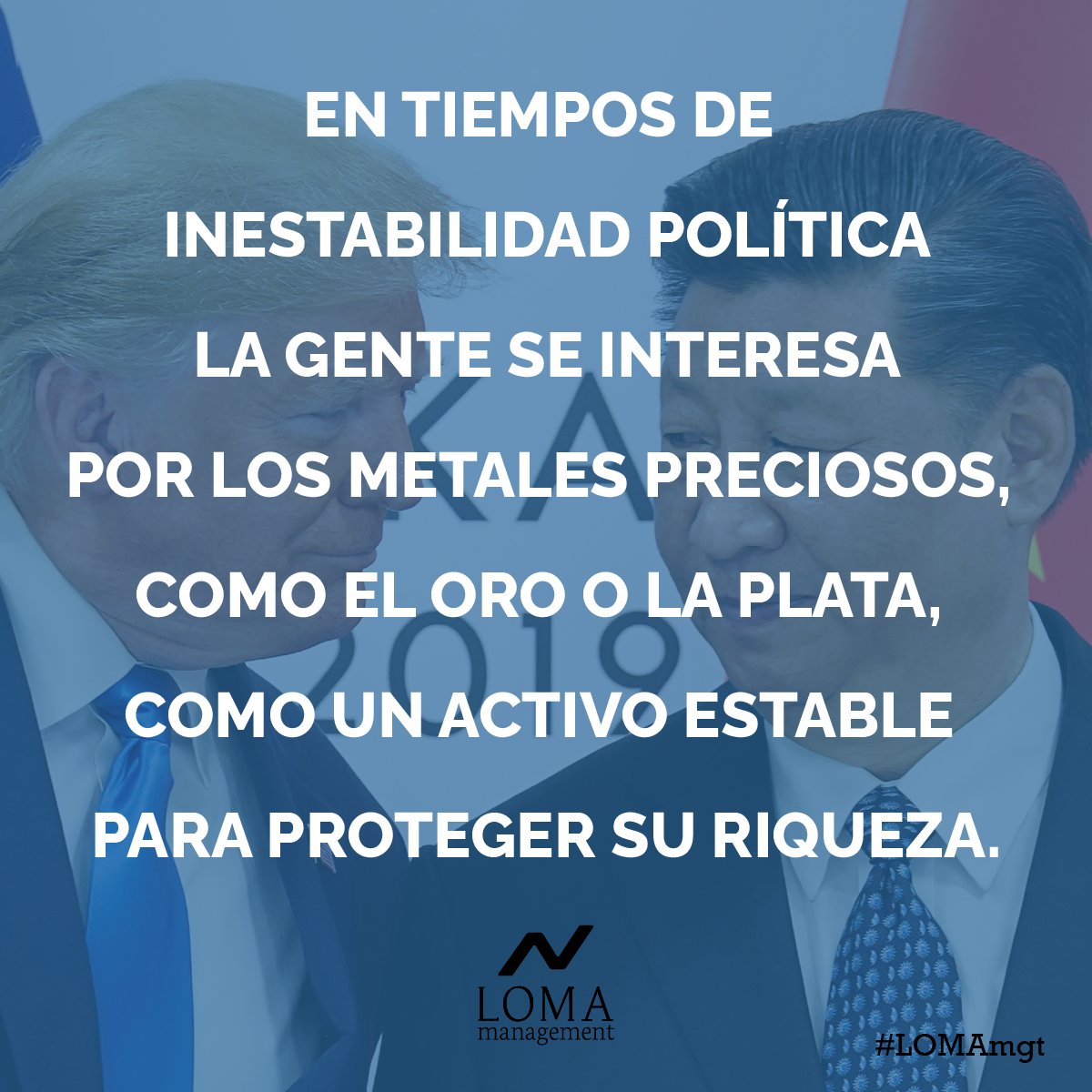 #LOMAmgt #Oro #Plata #MetalesPreciosos #Platino #Paladio #USAvsChina #InestabilidadPolítica #Inflación #ActivosRefugio #ProtecciónDelCapital 🥇🥈🔶⬜️🇺🇸🇨🇳😷