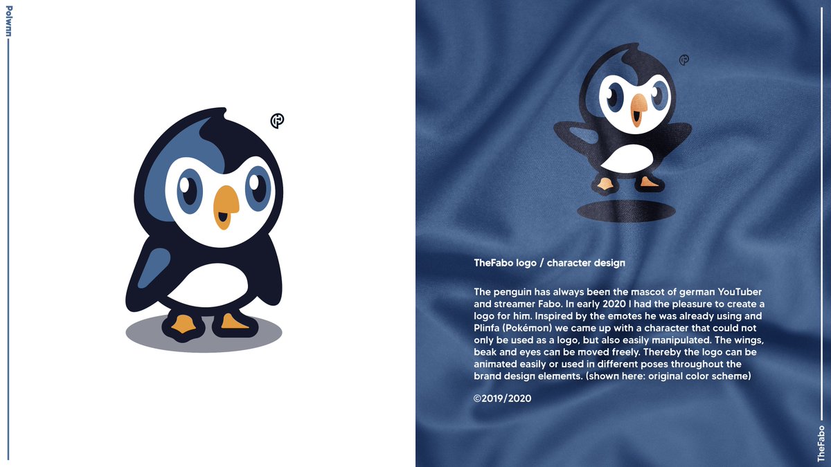 'Penguin' logo / character design ––– client work for <a href="/TheFaboHD/">Fabo</a> 

This was a fun one, earlier this year!