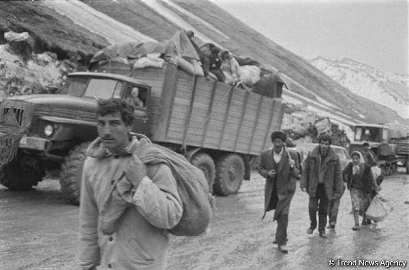 Депортированные армяне. Депортация азербайджанцев из Армении 1988.
