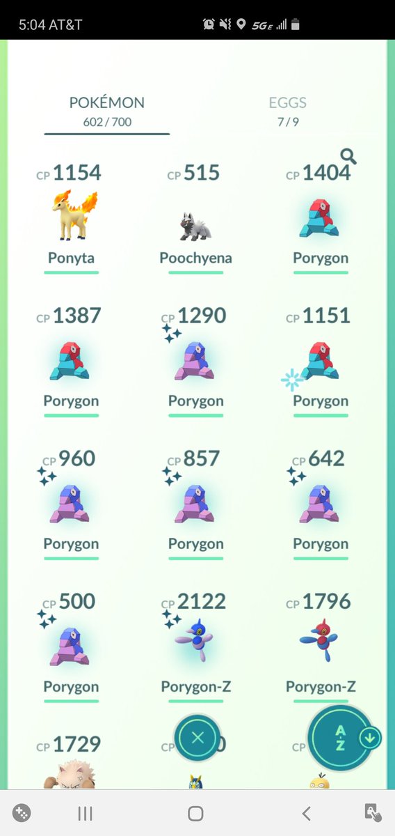 VenomCore2's tweet image. 279 left over candies. 6 shiny Porygon catches. And 2 final evolves. Pretty good @PokemonGoApp #CommunityDay