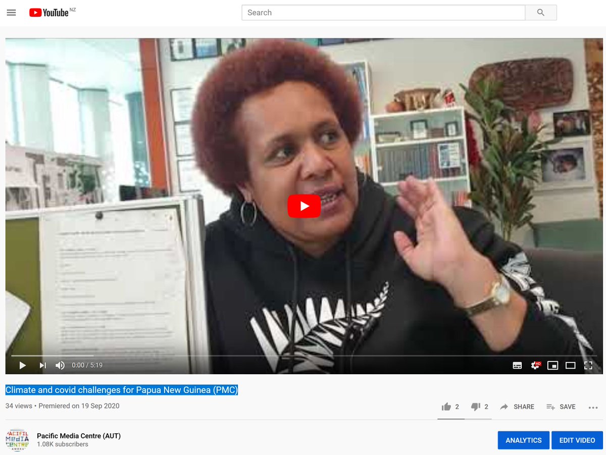 Climate and covid challenges for Papua New Guinea (PMC) #Video @shrek45 @iabano @earthjournalism @blessen_tom @ShailendraBSing #ClimateChange #COVID19 #environmentaljournalism #environmentaljustice @AUTuni youtu.be/SKosyrMx9iA