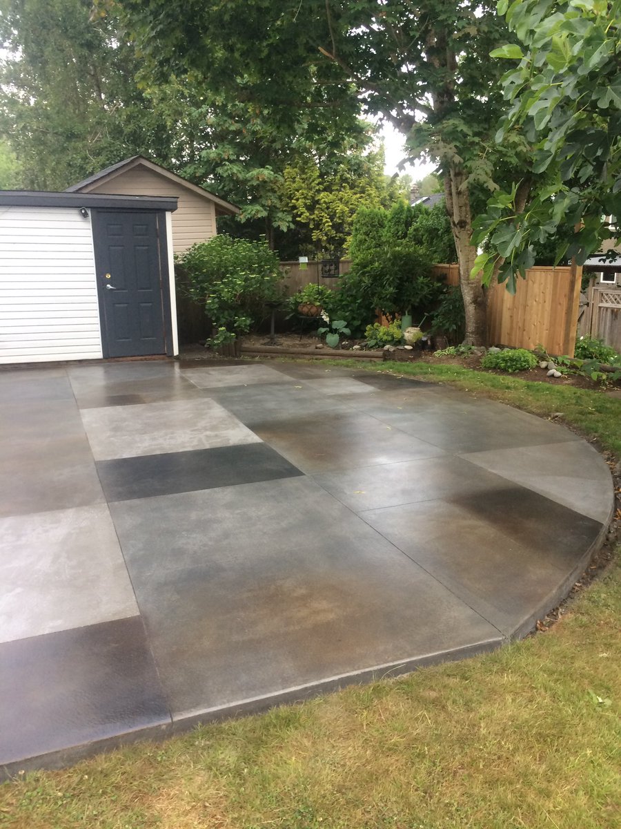 Nice concrete pad