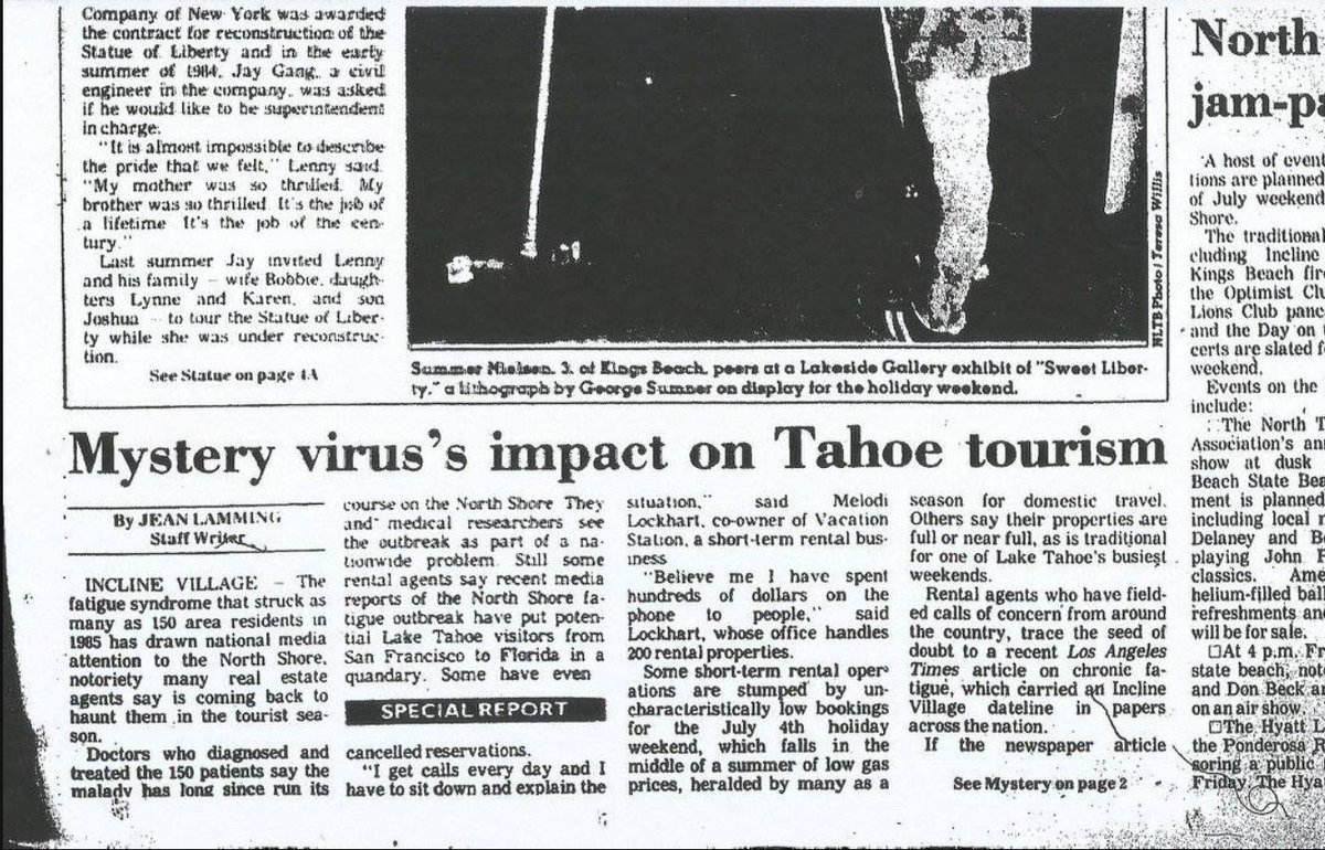 erikmoldwarrior's tweet photo. @GeoffreyKeith The CDC wanted to disguise this outbreak because it was destroying the Lake Tahoe economy so they gave it a dumb name.
Since so many fell for the trick, the CDC tried to make it permanent. https://t.co/gTw4zciP1g