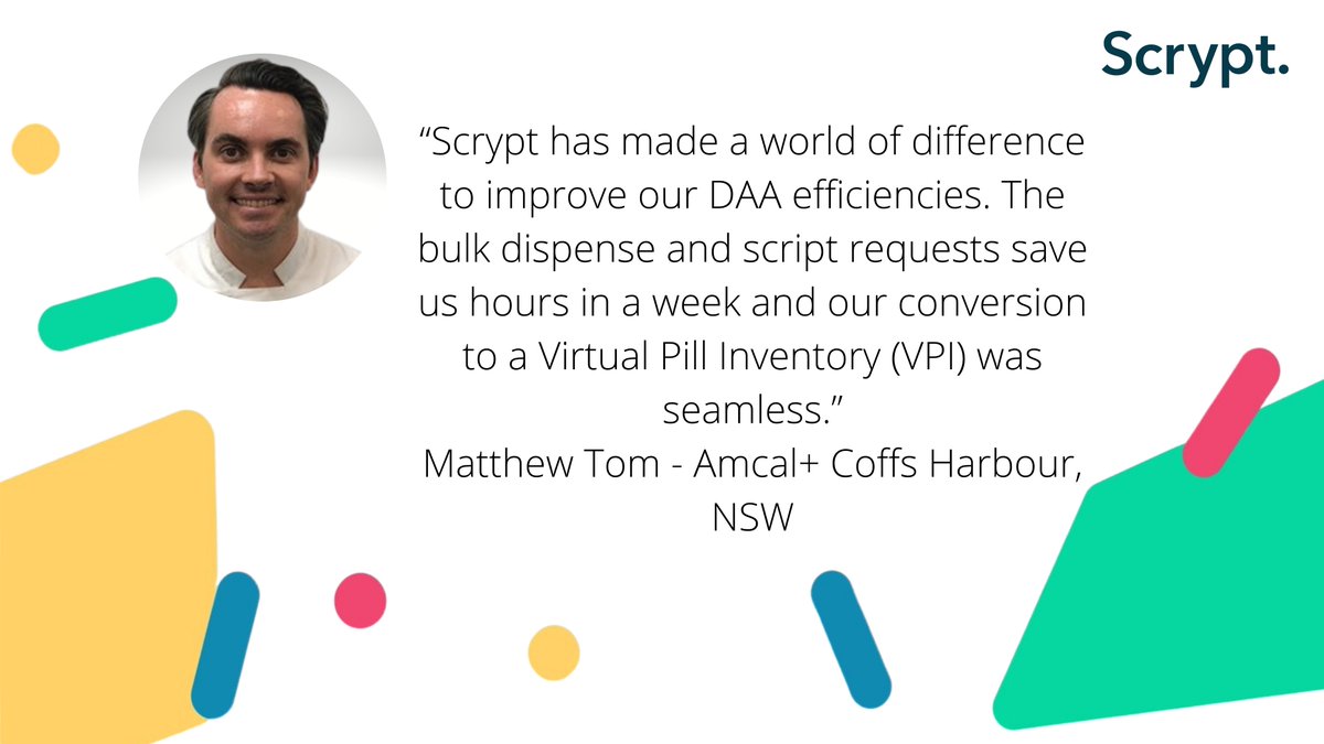ScryptSoftware's tweet image. Visit scrypt.com.au or contact info@scrypt.com.au and discover how you can save time and improve your pharmacy's efficiency. #Pharmacy #Pharmacysoftware #DigitalHealth #Digitalhealthcare