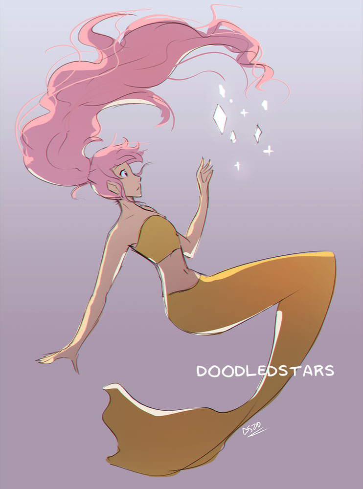 Please do not draw, write, or create any kind of content of Rumi. Thank you!

Here's my mermaid OC, Rumi! She's for a future prj. Some may know where her design comes from haha 