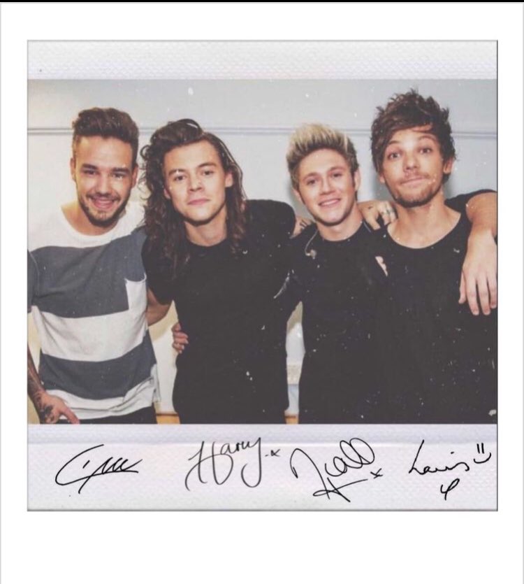 Polaroid pictures of the boys; a thread  #onedirection  