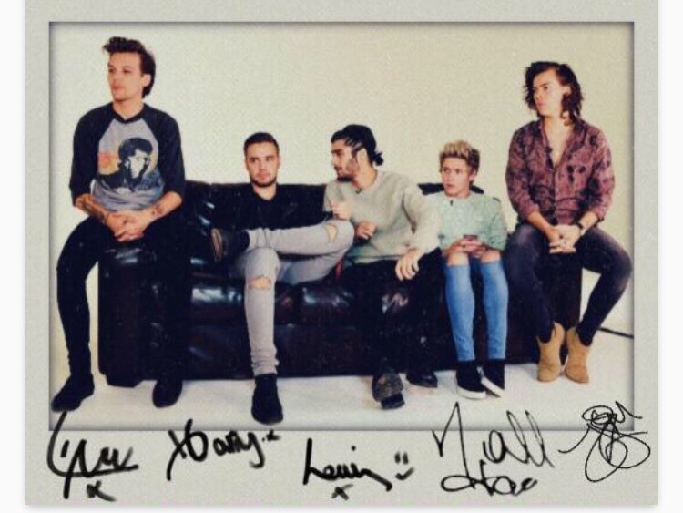 Polaroid pictures of the boys; a thread  #onedirection  