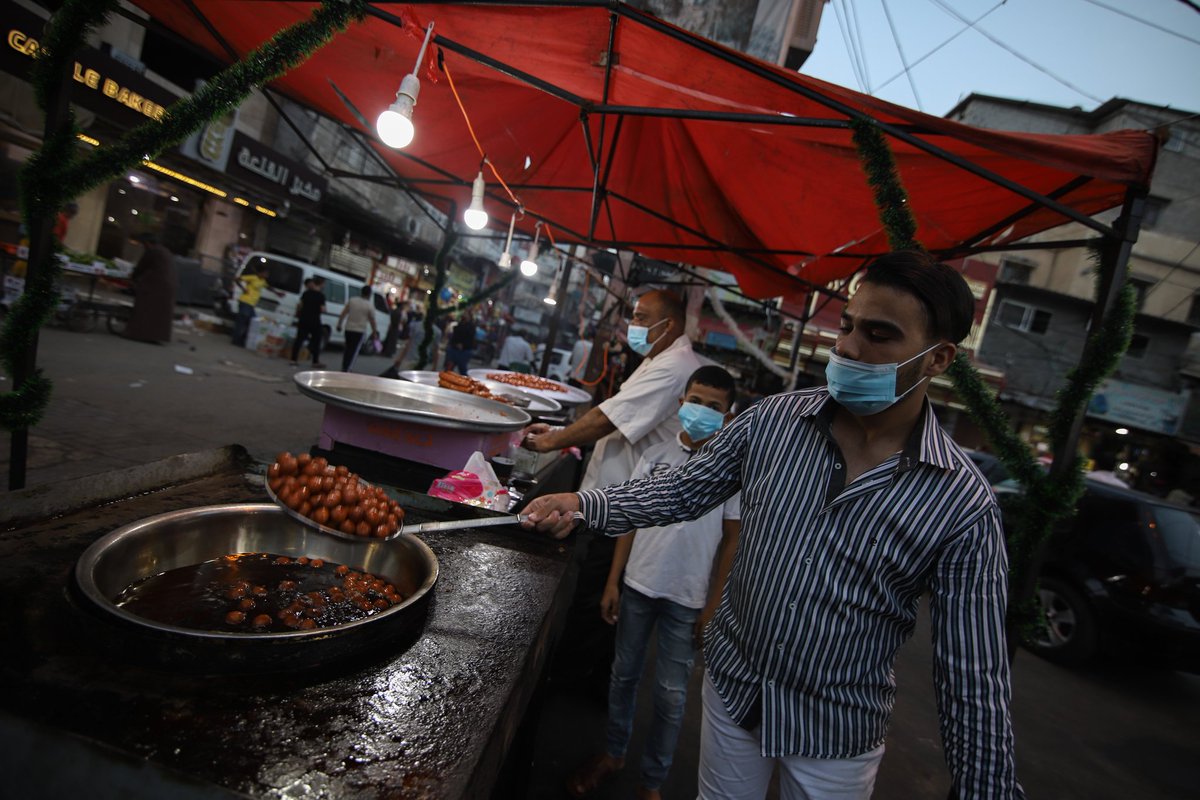 Ahmad Salem (@ahmadmoamer) on Twitter photo Daily life in #Gaza after the easing of restrictions due to the new #coronavirus epidemic (COVID-19) in Khan Younis, southern Gaza Strip. BY <a href="/AhmadMoamer/">Ahmad Salem</a>
#palestine #كورونا #فلسطين #غزة #everyday pic.x.com/1Zv5o2QSY0 Daily life in #Gaza after the easing of restrictions due to the new #coronavirus epidemic (COVID-19) in Khan Younis, southern Gaza Strip. BY <a href="/AhmadMoamer/">Ahmad Salem</a>
#palestine #كورونا #فلسطين #غزة #everyday pic.x.com/1Zv5o2QSY0