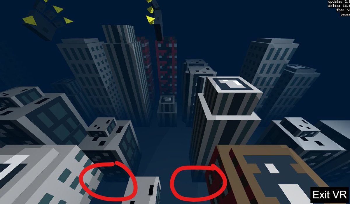 The culling systems still isn't perfect: it only considers objects' positions rather than the bounding boxes. Due to this, you can sometimes see objects at the edges of the screen disappear too early. Cf. these floating buildings: