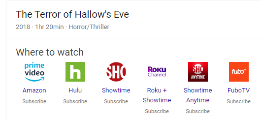 maryebrewer's tweet photo. #Halloween's rapidly approaching You'll want to know where you can watch #TheTerrorOfHallowsEve 🎃
@TerrorTrickster 👹
#Indiehorror #flashback80's
stars @ItsCalebThomas #SarahLancaster @actordougjones cameo's by @ChristianKane01
@julietlandau @EricRoberts #SupportIndieFilm https://t.co/YyJHwYIIxQ