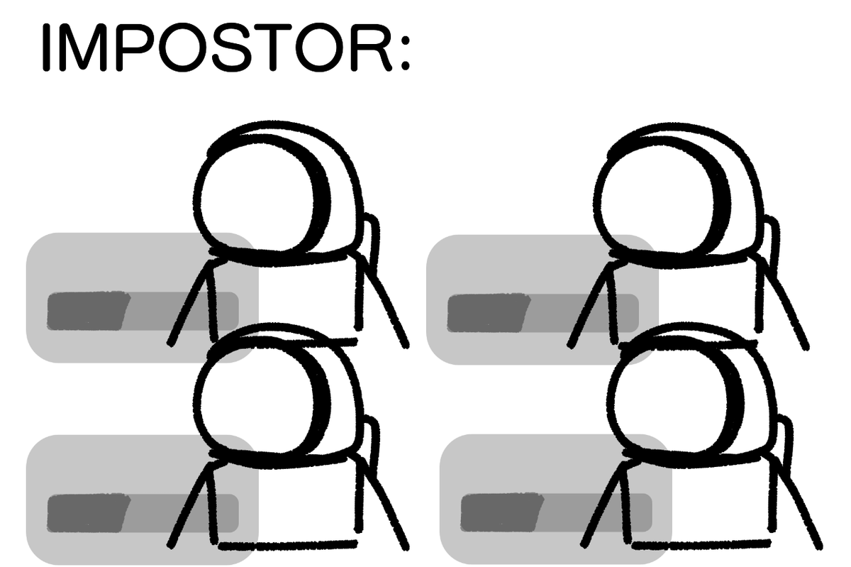 How I feel about impostor (the roblox game inspired by among us) 