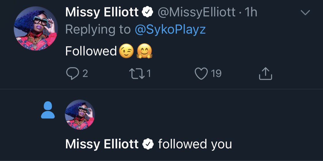 Hey <a href="/MunchkinDoom/">Munch| I FINALLY MET MISSY ELLIOTT!</a> ... look who my new #bff is 😏