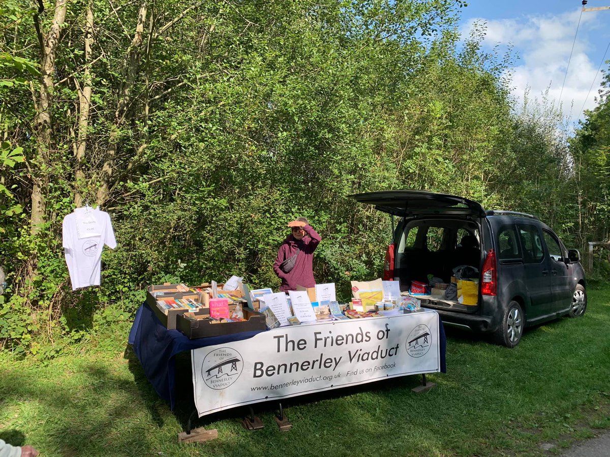 TheIronGiant_'s tweet photo. A big thank you to our friends @nutbrookcoffee in @Shipley_Park yesterday for allowing us to set up a stall selling our new range of merch ahead of, dare I say it, C... no!! We had lots of interest in what we’re up to and now even have contactless payment available. #TheIronGiant https://t.co/3GCIp57s1Y